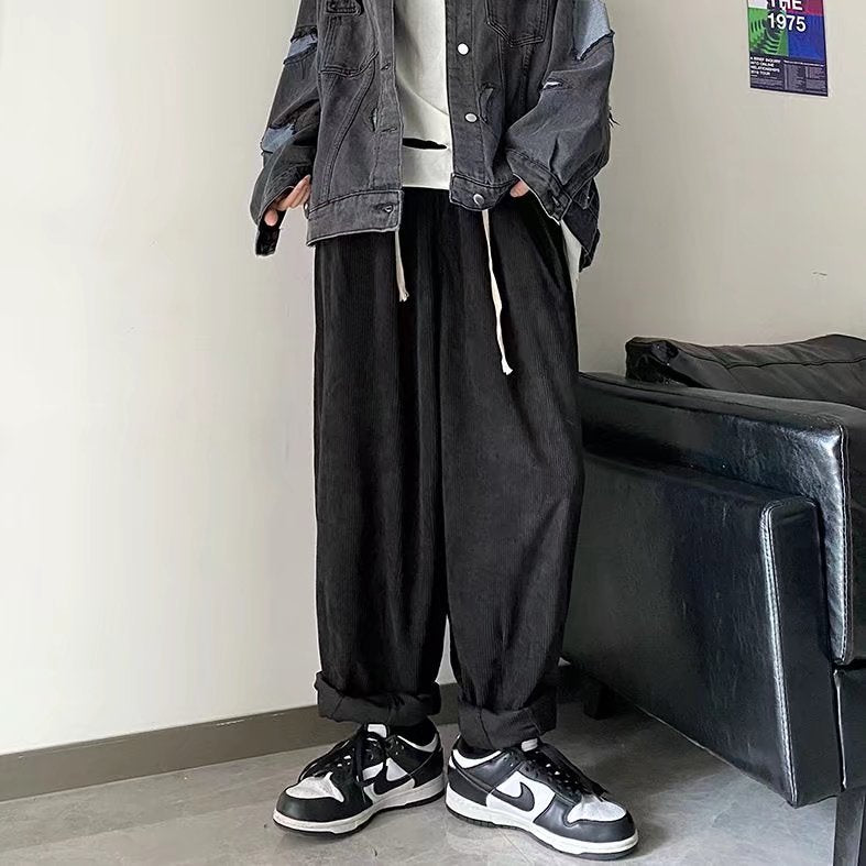 Men's Autumn And Winter Woolen Trousers