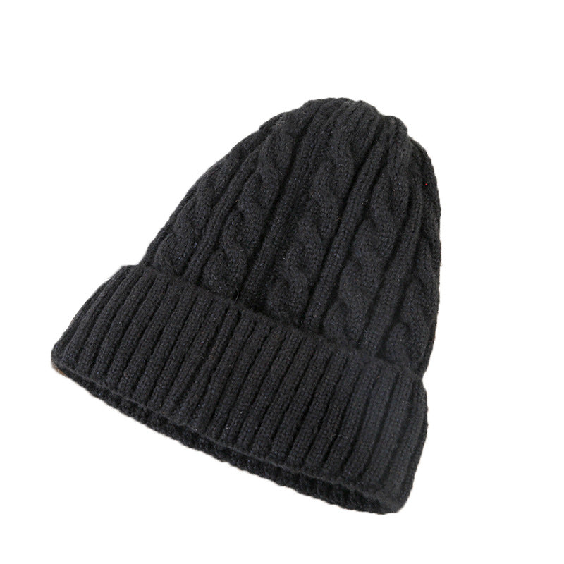 Winter Mohair Fleece Knitted Beanie
