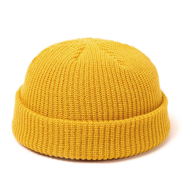 Skullcap Beanie Hat Winter Retro