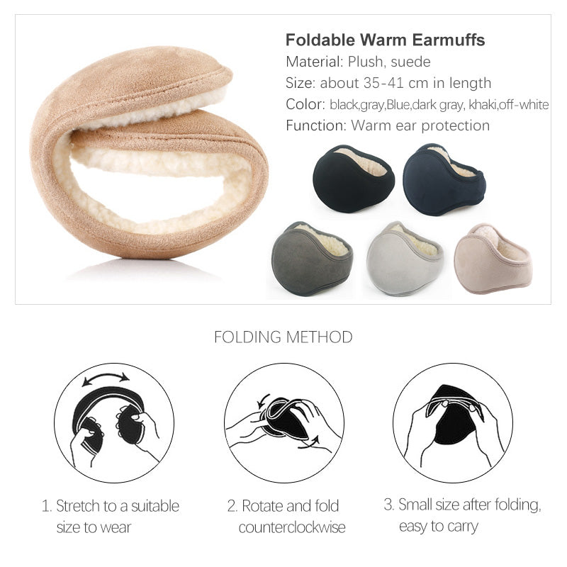 Suede Plush Earmuffs