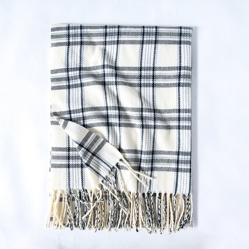 Line Printed Cashmere Scarves