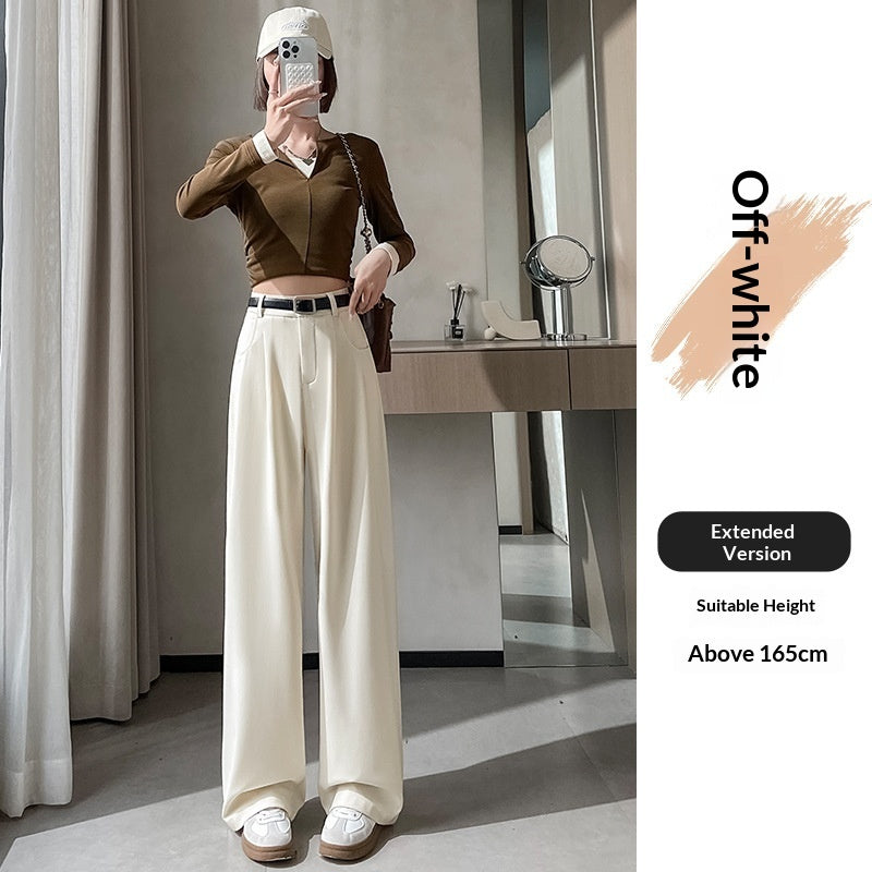 SpringAutumn New High-end Loose Straight-leg Pants