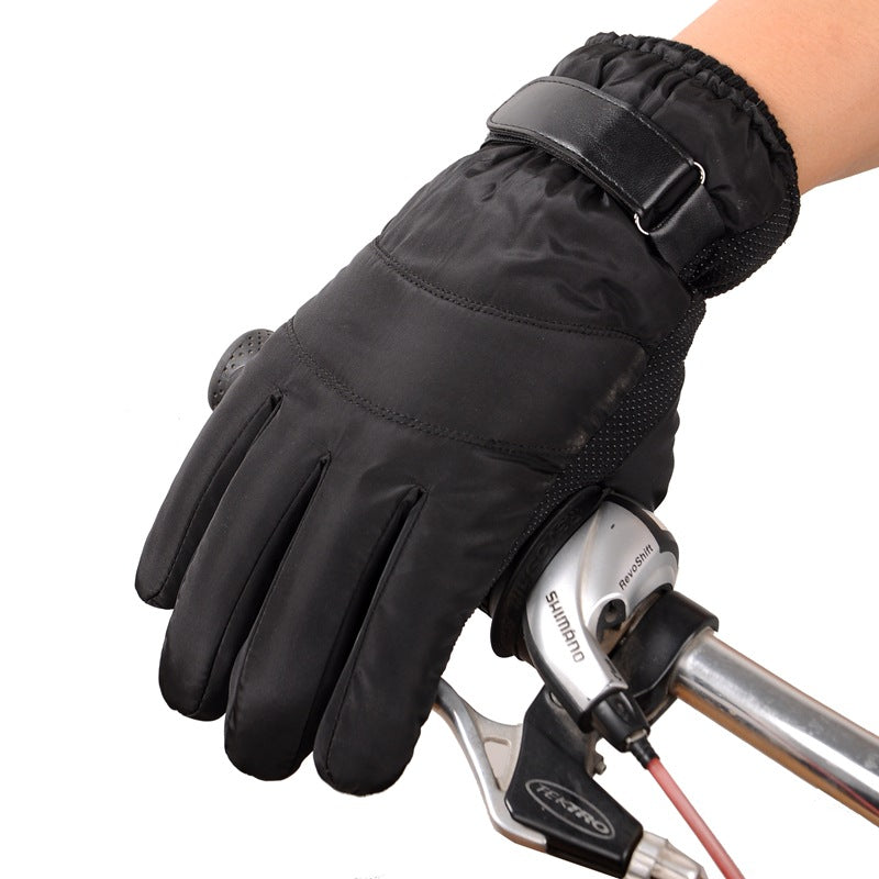 Rainproof ski cotton gloves