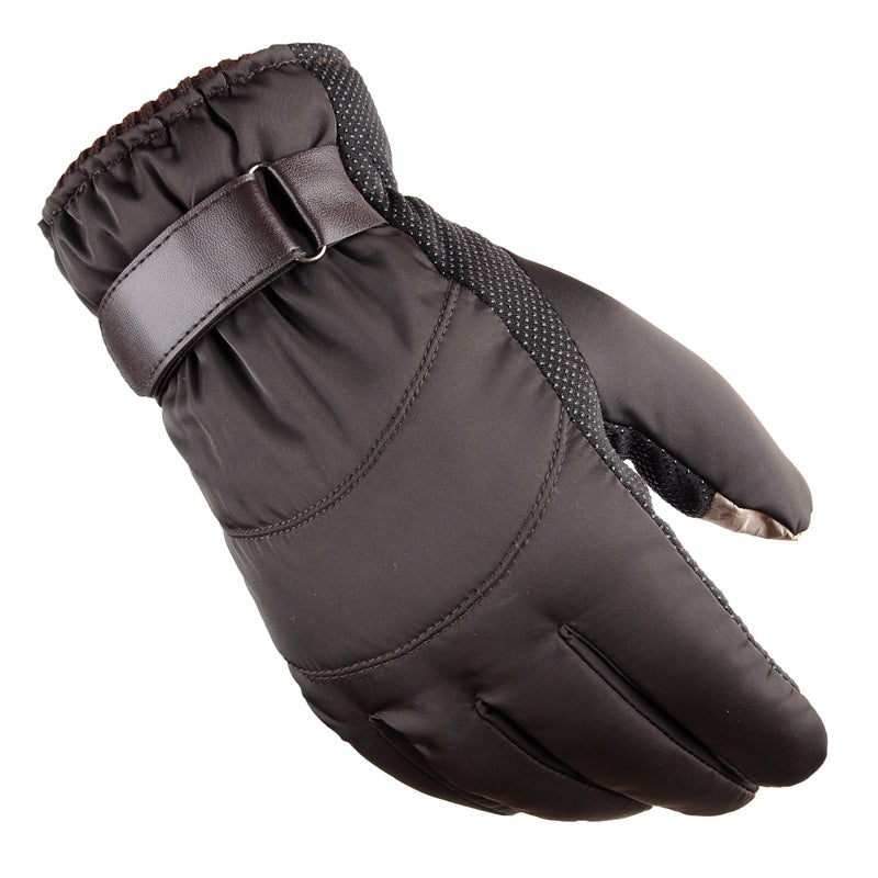 Rainproof ski cotton gloves