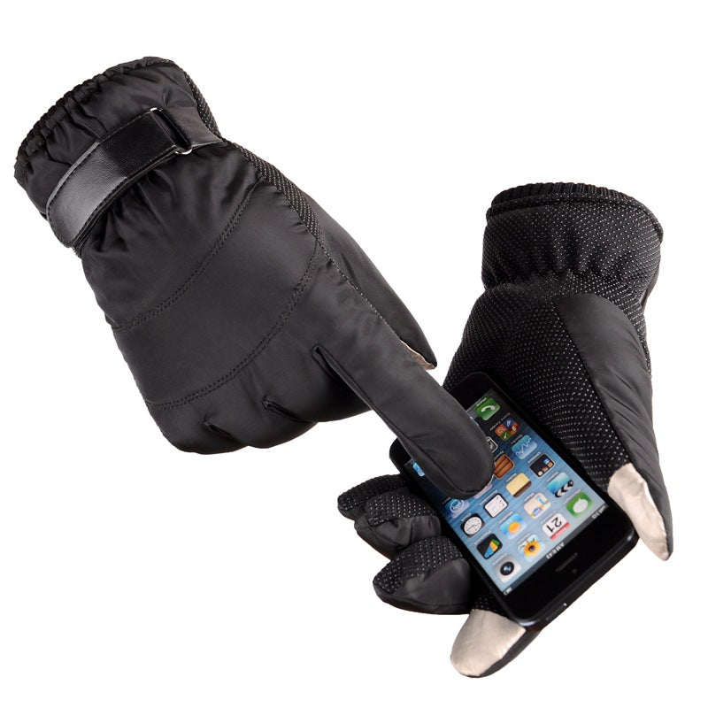 Rainproof ski cotton gloves