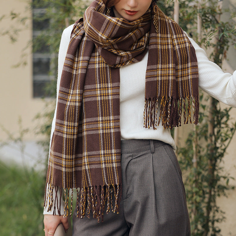 Line Printed Cashmere Scarves