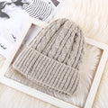 Winter Mohair Fleece Knitted Beanie