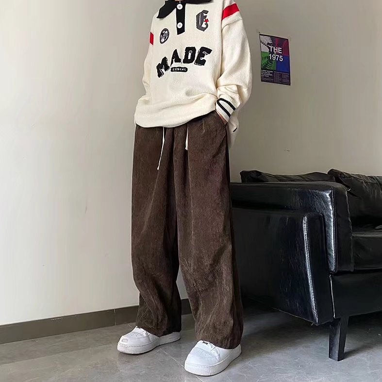 Men's Autumn And Winter Woolen Trousers