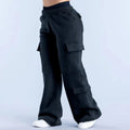 Straight-leg Pants Cargo Pocket Loose